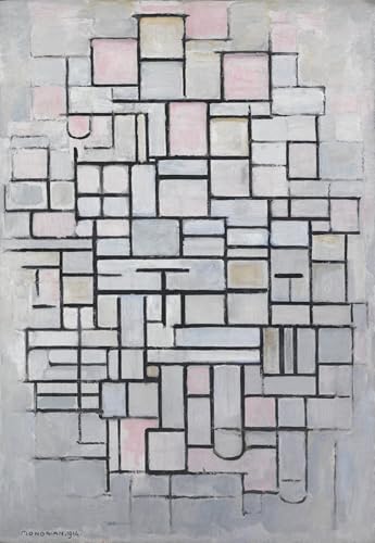 Peinture sur toile Piet Mondrian pour habiller un mur de chambre