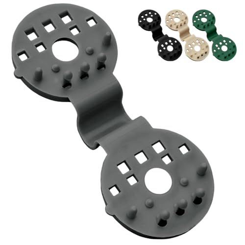 Linxor - Lot de 100 Clips de Fixation pour Brise Vue, bâche ou Toile d'ombrage - Plusieurs Coloris