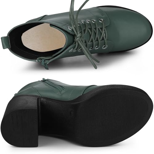 Bottines plateforme contre la fatigue du pied avec talon chunky stable - 5