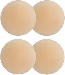 2 pares de sutiã de silicone adesivo reutilizável - sutiã invisível pegajoso para mulheres