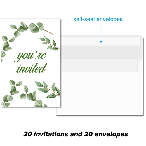 Watercolor Baby Farm Animals Baby Shower Party Invitations With Envelopes Set Of 20 Farm Baby Shower Party Invites For Baby Girls Boys #TOP2