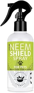 Spray répulsif Naturel Bio Anti parasitaire pour Chien - Neem Pet Shield prévient Les puces, Les tiques et Les poux