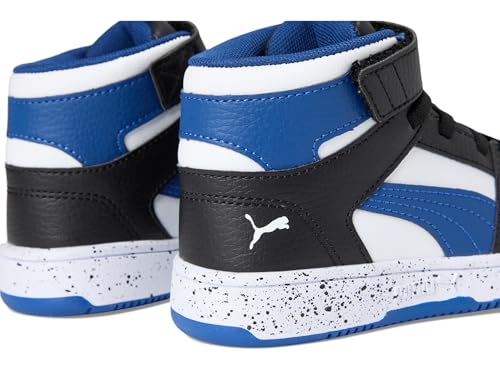 Image of PUMA Kids' Rebound Layup Mid Hook and Loop Sneakers