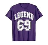 Legend 69 Number Varsity Team - 69th Birthday & 69 Years Old T-Shirt