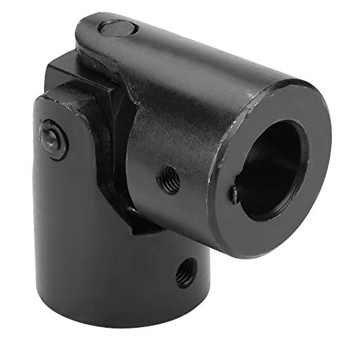 Universal Joint, Shaft Coupling Motor Connector 25 * 49 * 108mm Shaft Coupling Motor Connector U Joint Coupler DIY Steering Universal Joint with Keyway