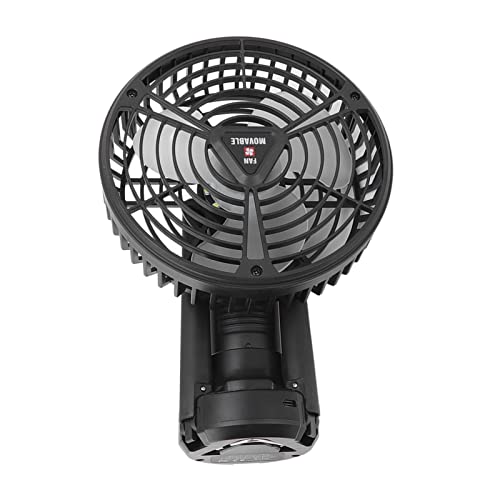 Ventilador trípode recargable de 10400mAh con linterna LED regulable 3