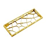 YMDK 60% Hollow60 V3 GH60 Aluminum Case for Wooting60HE Poker2 Pok3r DZ60 YD60MQ GK61 GK64 DK64 Similar to Holy60 (V3 Anodized Gold)