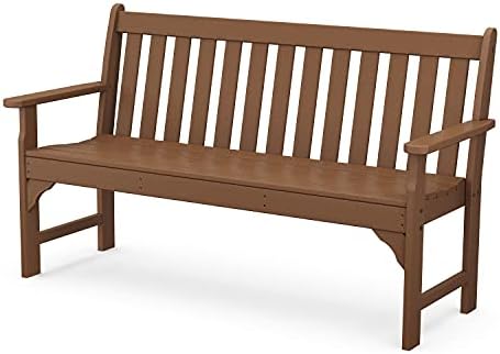POLYWOOD GNB60TE Vineyard 60" Bench, Teak