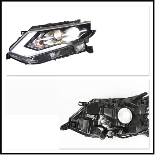 Ensemble de phares pour Nissan X-Trail solution pour optique gauche opaque - 2