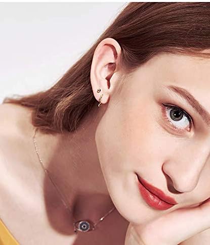 Amazon シルバーフープピアス16g 軟骨イヤリング女性用リングピアス男性用小さなフープイヤリングセット 低刺激性925スターリングシルバートラッグイヤリング3ペア 8 10 12mm ピアス 通販