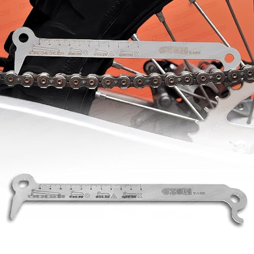 Indicateur d'usure de chaîne moto pour éviter les casses 520