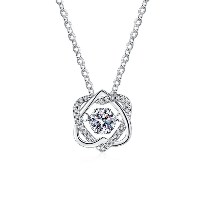 Collier pendentif moissanite pour femmes pour illuminer vos tenues