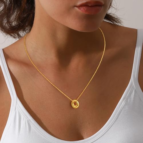 Gold Necklace for Women - 18K Really Gold Filled Sun Knot Heart Infinity Pendant Necklace Dainty Pendant Choker Necklaces Birthday Gifts Waterproof Good Jewelry for Women3
