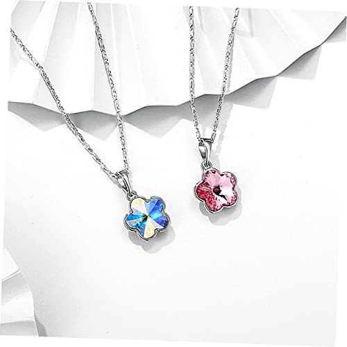 LIFKOME Conjuntos De Presente Colar De Strass Brincos Florais Para Conjuntos De Joias De Noiva De Ca