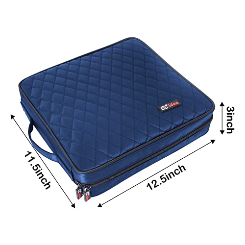 image for CCidea 200 Capacity CD or DVD Case Holder Portable Wallet Disc Storage