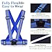 Reflective Vest Running Gear, 2Pack High Visible Safety VES for Cycling Jogging Running Walking, Adjustable for Men Women Kids