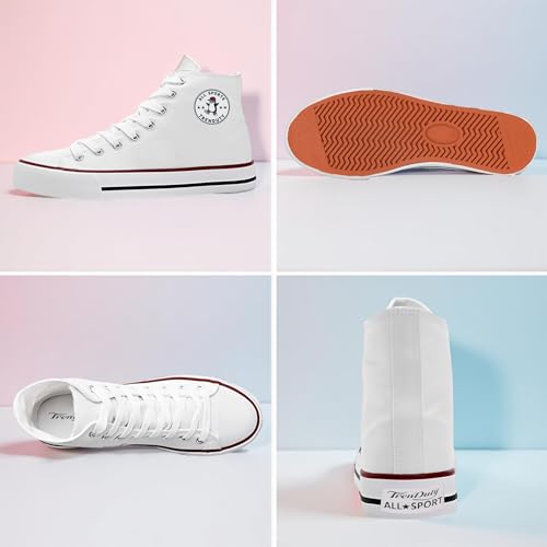 Image of Light Weight Long Canvas Women Sneakers