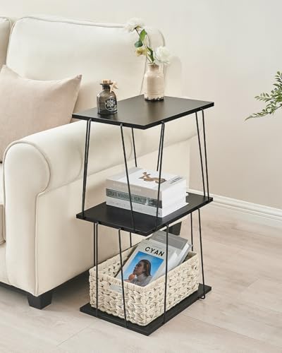 Kjgkk ET3T-B1-HEI Tall Side Table, Small End Table, 29 Inch High Accent Table, Bedside Table For Living Room thumb #1