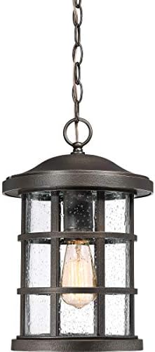 Quoizel Crusade 1-Light Palladian Bronze Outdoor Hanging Lantern