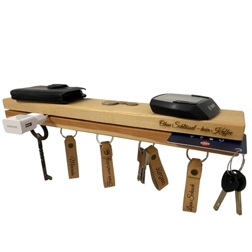 SCHWEGLER.online Schlüsselbrett magnetisch Echtholz mit Ihrer...