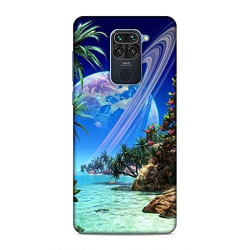 Image of Printed Mobile Back Hard Case Cover for Xiaomi Redmi Note 9 | Beautiful Nature, Jupiter Planet A-2184