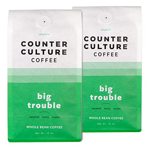 Counter Culture Coffee – Whole Bean Coffee – Freshly Roasted Coffee Beans – Premium Coffee – Multiple Flavors – One 12 Ounce Bag of Each (Big Trouble) Counter Culture Coffee – Whole Bean Coffee – Freshly Roasted Coffee Beans – Premium Coffee – Multiple Flavors – One 12 Ounce Bag of Each (Big Trouble)