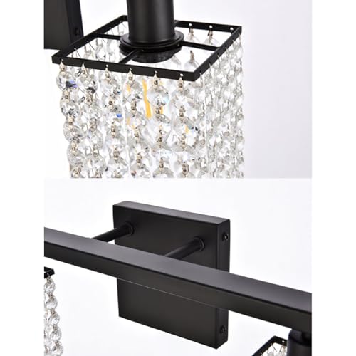 Aplique de pared retro E12 de cristal plateado con 1 cabezal para espejo de baño 4