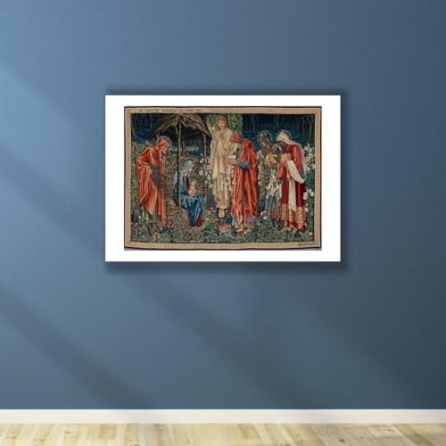 Impression d'art The Adoration of the Magi par Edward Burne Jones format Medium