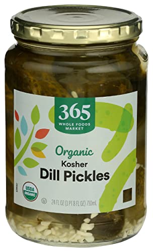 365 by Whole Foods Market, Organic Kosher Dill Pickles, 24 fl oz