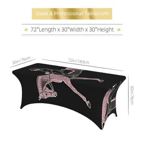 Nappe de dressage élasthanne extensible table rectangulaire universelle - 6