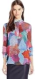 Anne Klein Women's Long Sleeve Tidepool Printed Blouse