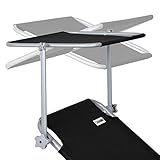 Sonnenliege Hawaii Dach Tragegriff Verstellbar Gartenliege Strandliege Freizeitliege Liege Anthrazit - 9