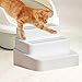 Ioensy Cat Steps Detachable Pet Ramp Washable Sturdy Grid Stairs Easy Clean Suitable for Kittens Senior Cats Home Furniture Auto Seat, 3 Tier