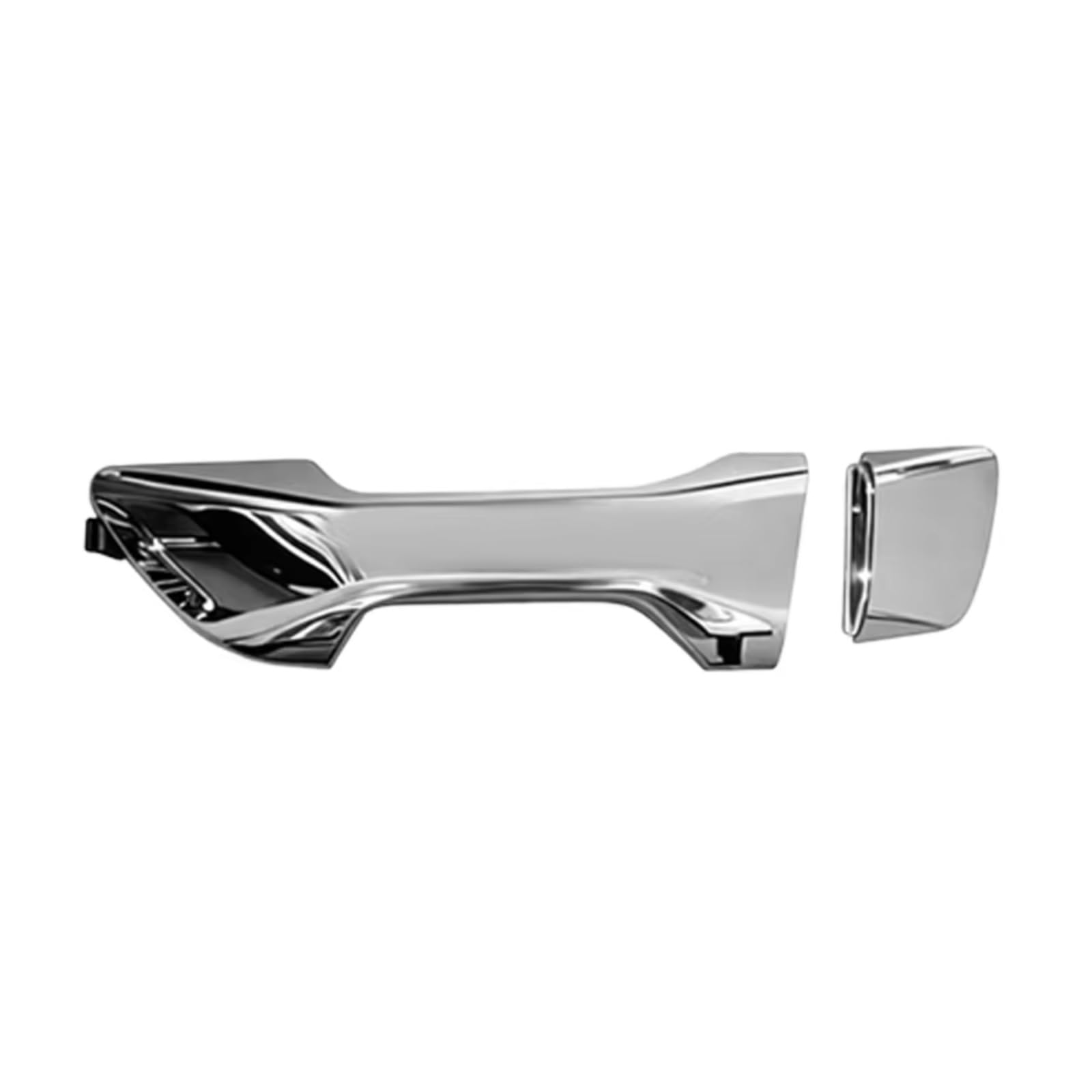 Tpsobru Rear Right Car Side Door Handle For Changan For Kaicene For Hunter For F70 Chrome Color Outer Door Handle Exterior External(Rear Right)