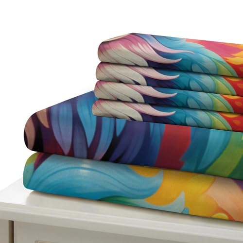 Housse de couette Fox 3 pièces avec deux taies en microfibre douce