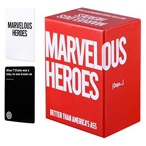 Marvel Heroes Card Game Card Games for Adults and Family, Party Games for Game Night Cover
