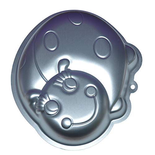 Image of Ulalaza 3D Ladybug Baking Pan Aluminum Cake Mold DIY Birthday Cake Mould Kitchen Supplies