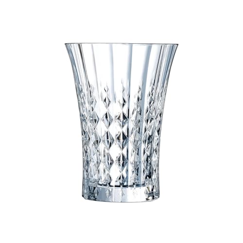 Gobelets forme haute Cristal d'Arques Lady Diamond 36cl coffret cadeau idéal - 3