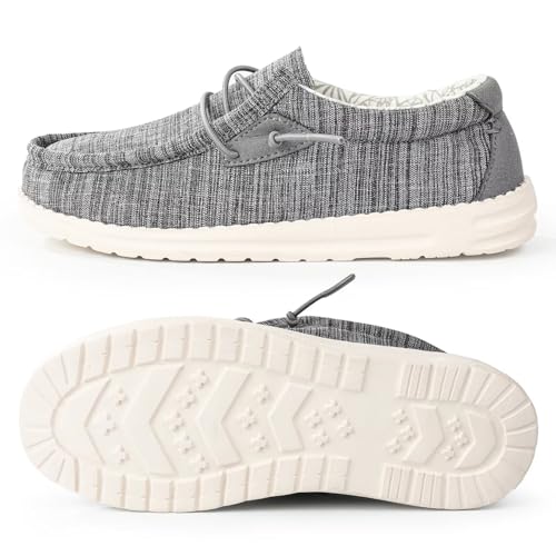 Image of Boys & Girls Slip-on Casual Loafer Kids Canvas Sneakers Toddler Walking Shoes Comfortable & Lightweight (Toddler /Little Kid)