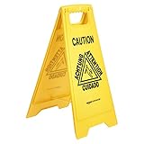 AmazonCommercial Lot de 3 chevalets de signalisation Sol mouillé