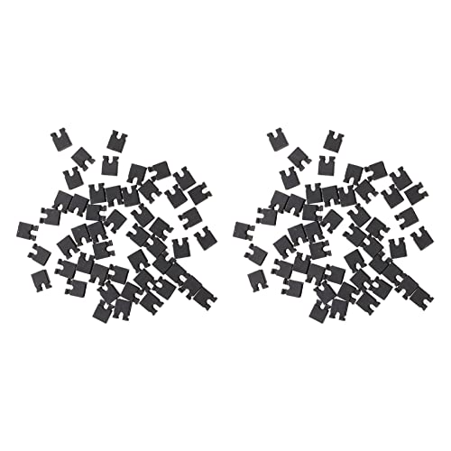 Dormstop 100 peças 2,54 mm Saltador casquilho mini salto curto-circuito casquilho conectores