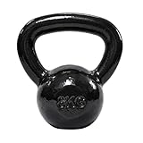 Amazon Basics Cast-Iron Kettlebell, 8 kg, Black