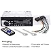 Aigoss Bluetooth Car Stereo, 4x60W Car Audio FM Radio, MP3 Player USB/SD/AUX Hands Free Calling with Wireless Remote Control