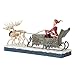 Enesco Disney Traditions Collection by Jim Shore The Nightmare Before Christmas Santa Jack in Sleigh and Skull Reindeer Figurine- Hand Painted Crafted Collectible Disney Figurines Home Decor, 6.5 Inch