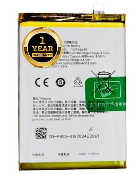 Image of Original BLP803 Replacement Part for Realme V3 Realme C17 realme 7i, (5000mAh) with 1 Years Warranty