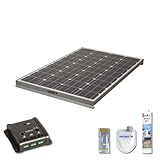 PAN150PWM   KIT Panneau Solaire pour Camping Car 150W ANTARION + RÉGULATEUR PWM