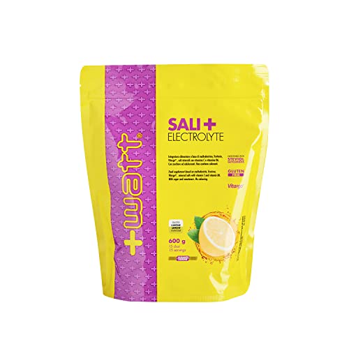 +Watt Sali+ Electrolyte Integratore Idrosalino Gusto Limone, 600g