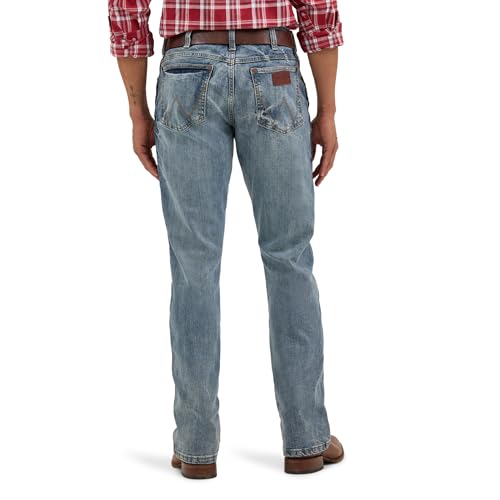 Image of Wrangler Men's Retro Slim Fit Straight Leg Jean