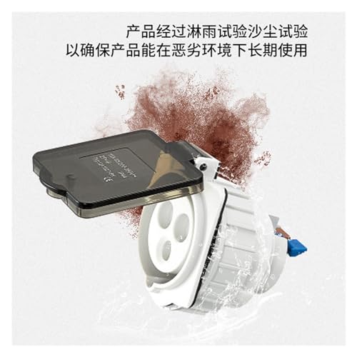 Prise encastrable 3P 16A 220V pour boîtier de scène et audio