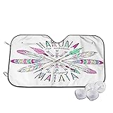 Parasol para Coche,Letras Aztecas Tribales Hakuna Matata Ver